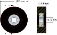 Ролик резиновый (18) 88,00243